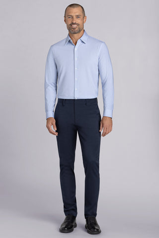 Debonair In White Blue