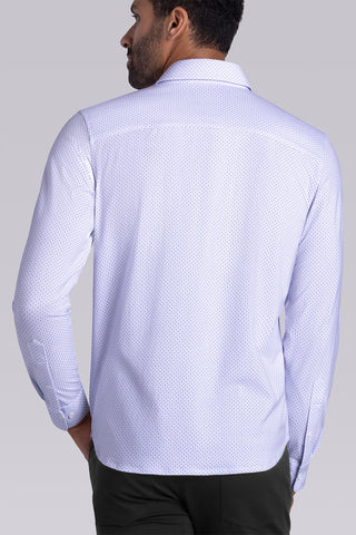 Vivacious In White Purple