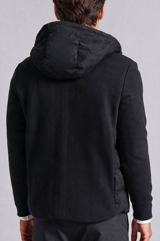 Velour Down in Black