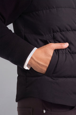 Velour Down in Black