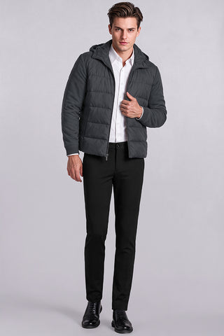 Velour Down in Gunmetal