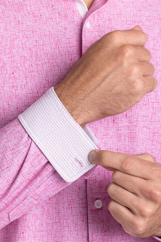 Integrity in Fuchsia Red