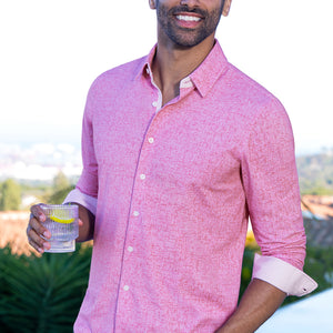 Integrity in Fuchsia Red