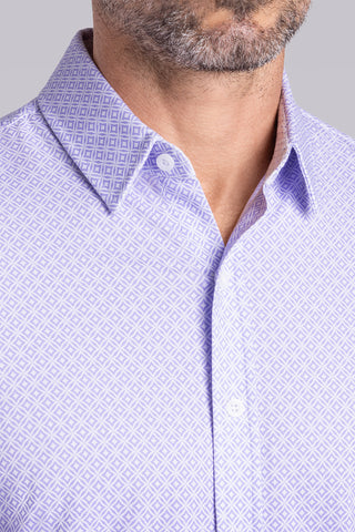 light purple dress shirts Karako Men Lavender Dress Shirt Slim / 15" Neck 32/33" Sleeve