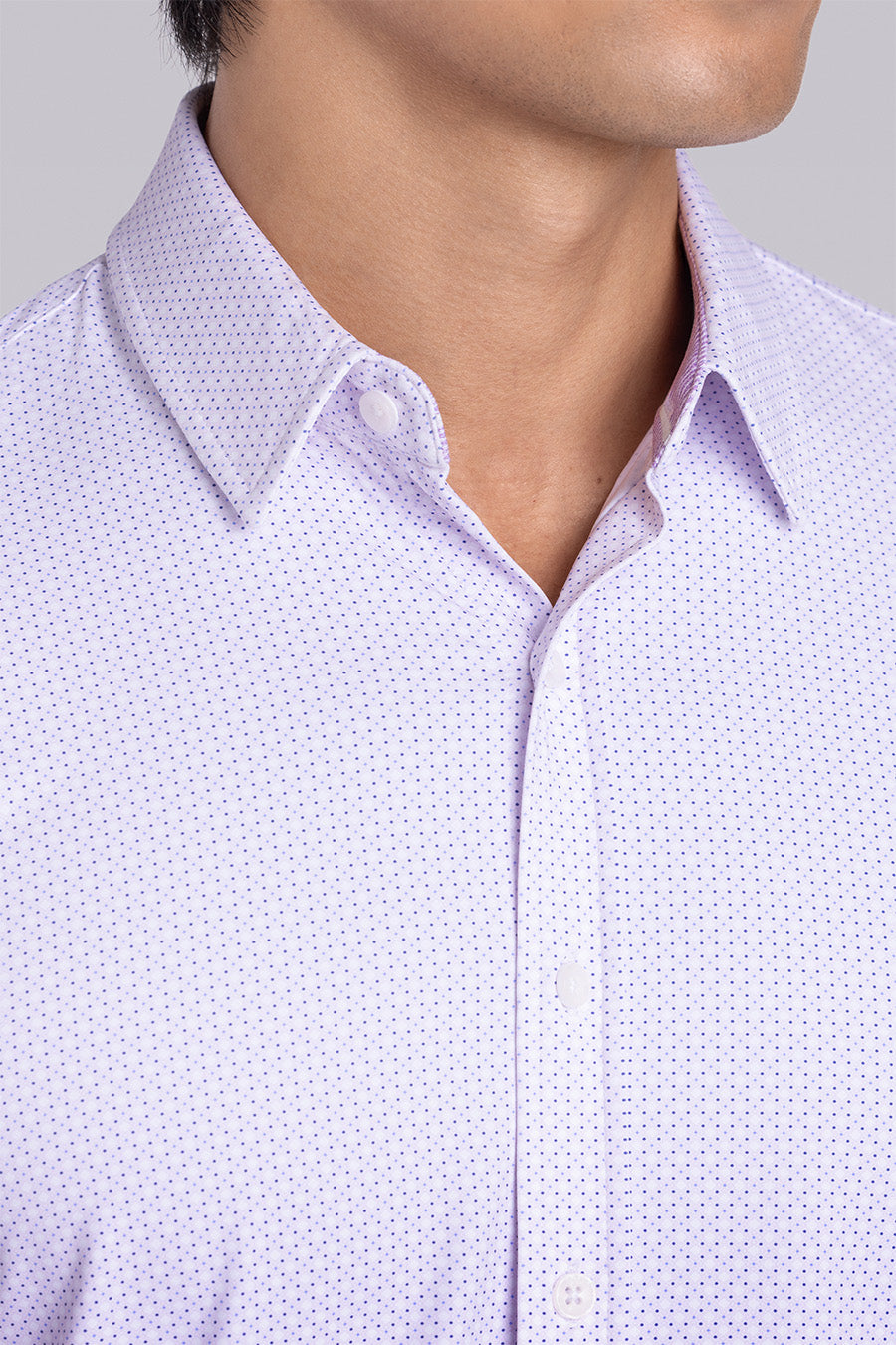 lilac dress shirt Haggar Smart Wash Dress Shirt in Light Purple