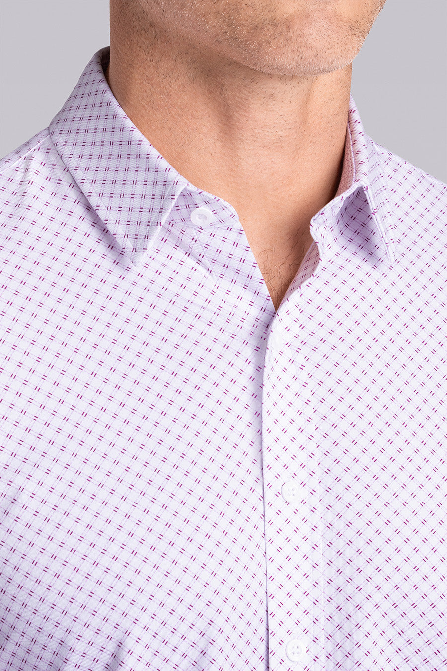 Buttercloth Men's Empower In Light Pink Shirt - The World's Most Comfortable Dress Shirts - Cooling Icy Cotton Mint Fiber Fabric - As Featured On Buttercloth Men's Empower In Light Pink Shirt - The World's Most Comfortable Dress Shirts - Cooling Icy Cotton Mint Fiber Fabric - As Featured On