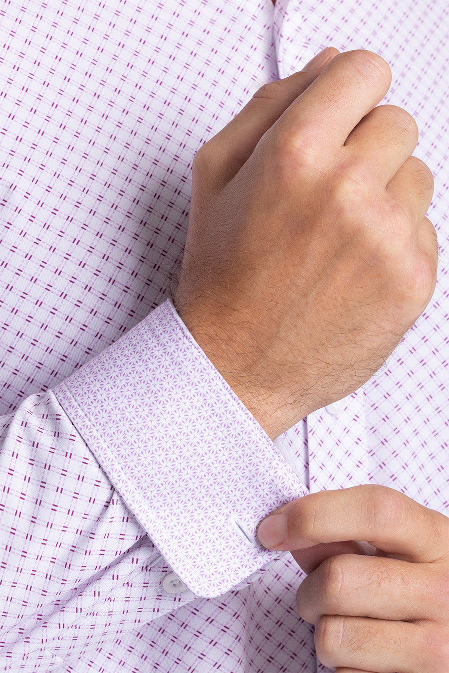 Buttercloth Men's Empower In Light Pink Shirt - The World's Most Comfortable Dress Shirts - Cooling Icy Cotton Mint Fiber Fabric Buttercloth Men's Empower In Light Pink Shirt - The World's Most Comfortable Dress Shirts - Cooling Icy Cotton Mint Fiber Fabric