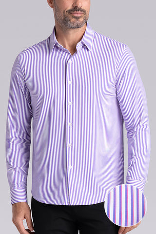 Crowd Pleaser in White Purple