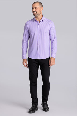 Crowd Pleaser in White Purple