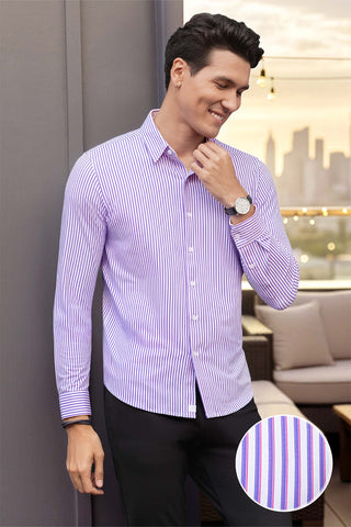 Crowd Pleaser in White Purple