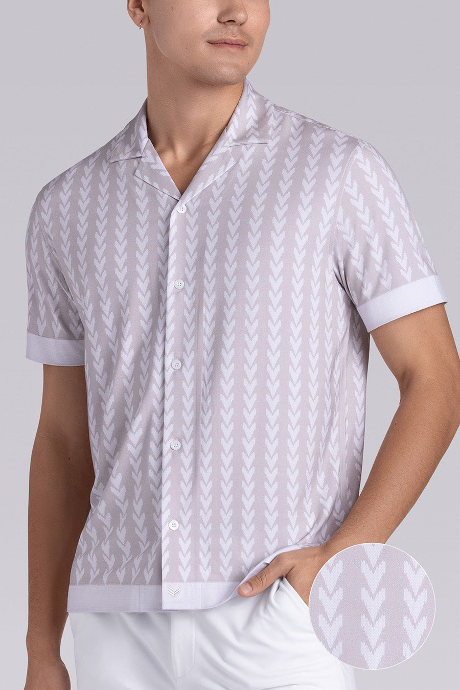 Buttercloth Men's Mirage in Taupe Shirt - The World's Most Comfortable Dress Shirts - Cooling Icy Bamboo Mint Fiber Fabric - As Featured On ABC's