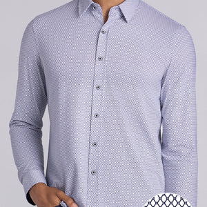 Stately In White Navy