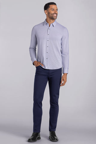 Stately In White Navy