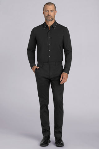 black dress shirt and slacks Elevate Your Style with a Black Dress Shirt