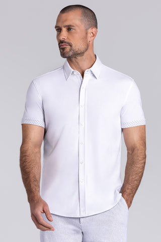 butter dress shirts Slanted Button Up