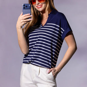 Conquest in Deep Sea Blue White