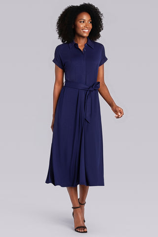 Buttercloth Women's Radiance in Deep Sea Blue Dress - As Featured On ABC's Shark Tank - M - Regular Fit Buttercloth Women's Radiance in Deep Sea Blue Dress - As Featured On ABC's Shark Tank - M - Regular Fit